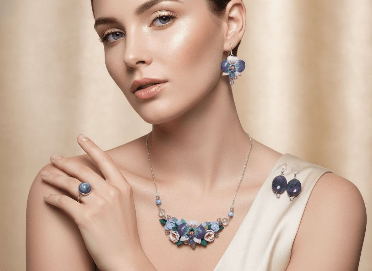 Violet Orchid & Agate Collection